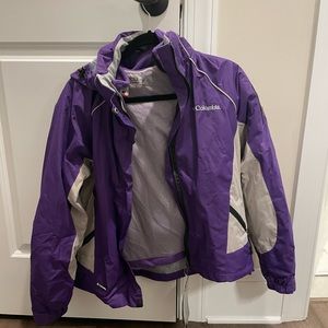 New Columbia ski jacket - purple medium